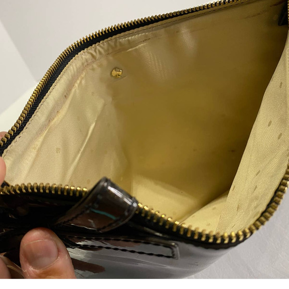 Kate Spade Glitter Clutch Brown/Gold Shoulder Bag - Picture 4 of 4